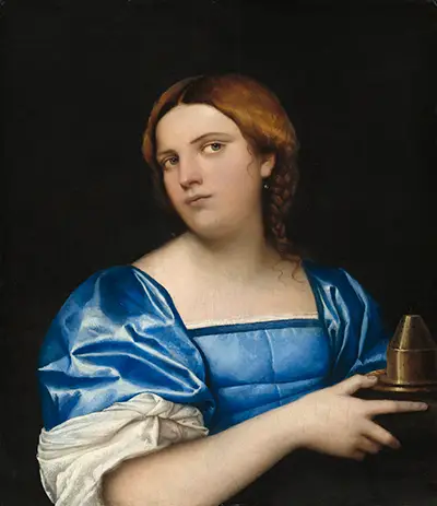 Portrait of a Young Woman as a Wise Virgin Sebastiano del Piombo